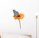 Tropical Butterfly Flower Wall Decal