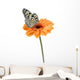 Tropical Butterfly Flower Wall Decal