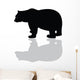 Silhouette of Black Bear Vector Wall Decal
