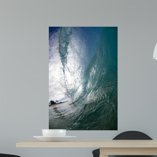 In the Pipe of a Wave Wall Decal