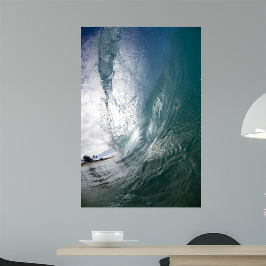 In the Pipe of a Wave Wall Decal