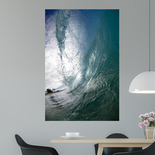 In the Pipe of a Wave Wall Decal