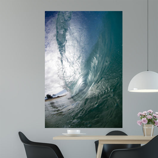 In the Pipe of a Wave Wall Decal