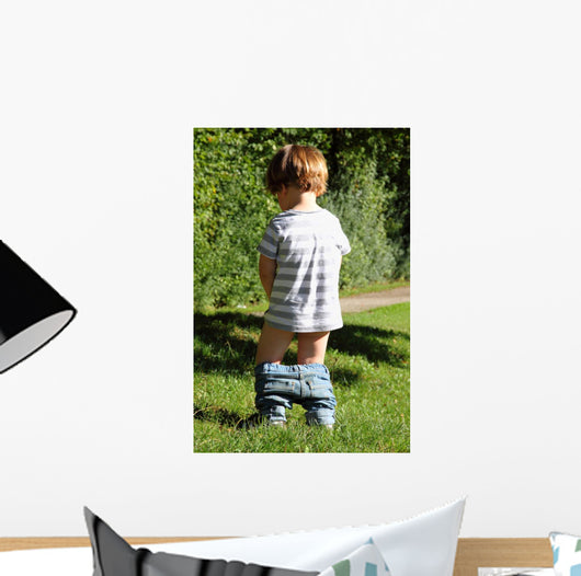 Child Pees Nature