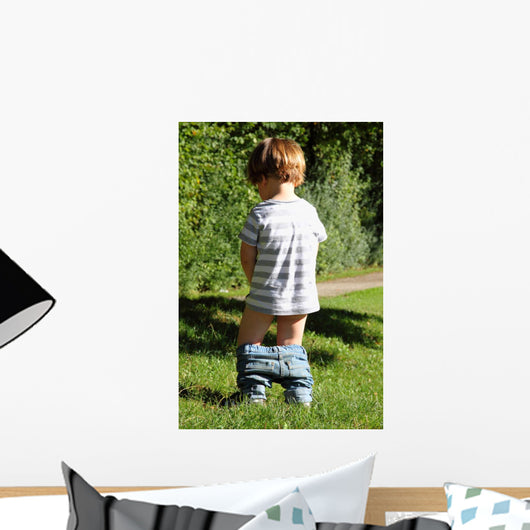 Child Pees Nature