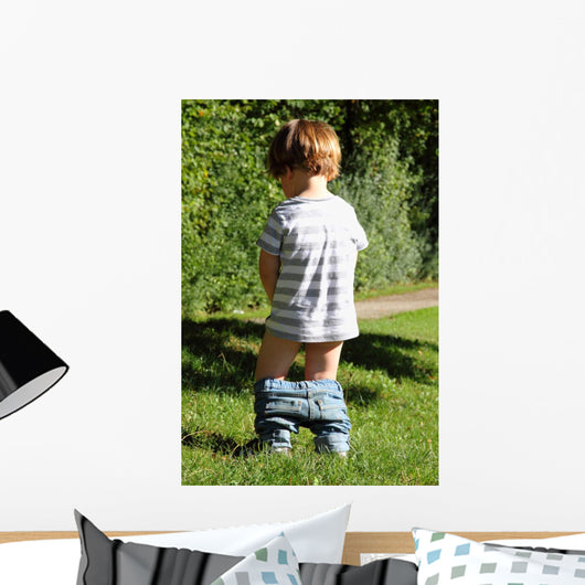 Child Pees Nature