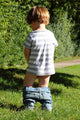 Child Pees Nature