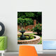 Garden Fountain Wall Mural