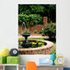 Garden Fountain Wall Mural