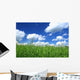 Summer Field with Cloudy Wall Decal