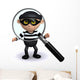 Scrutinised Burglar Wall Decal