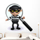 Scrutinised Burglar Wall Decal