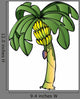 Banana palm tree Wall Decal
