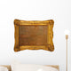 old worn out gilded frame isolated on white background Wall Decal