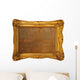old worn out gilded frame isolated on white background Wall Decal