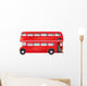 London Symbol Red Bus Detailed Wall Decal