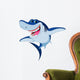 Cartoon Funny Shark Wall Decal