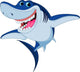 Cartoon Funny Shark Wall Decal