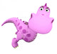 baby dragon pink in the big head is flying Wall Decal