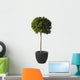 Laurel Plant Spherical Shape Wall Decal