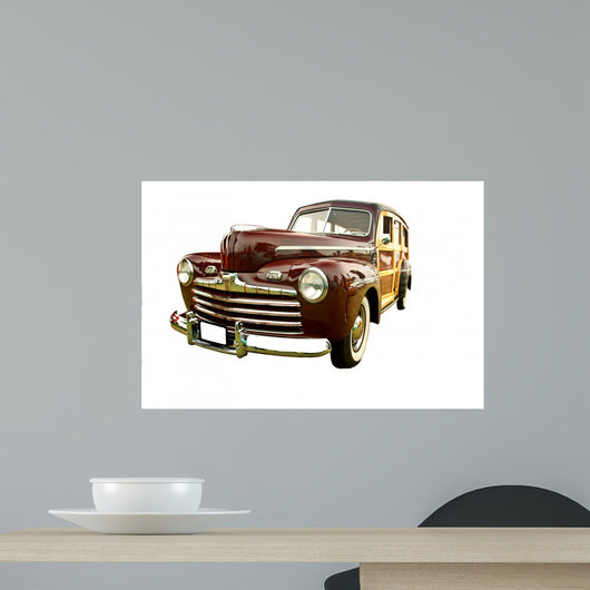 Beautifully Restored Vintage Woody Wall Decal
