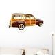 40s Era Woody Station Wagon Wall Decal