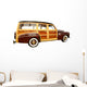 40s Era Woody Station Wagon Wall Decal