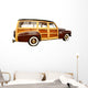 40s Era Woody Station Wagon Wall Decal