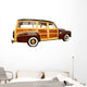40s Era Woody Station Wagon Wall Decal