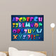 Sparkling alphabet Wall Mural