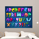 Sparkling alphabet Wall Mural