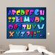 Sparkling alphabet Wall Mural