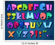 Sparkling alphabet Wall Mural