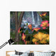 Hibiscus Flowers with Waterfalls Wall Mural