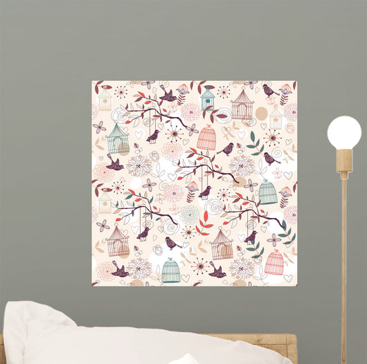 Birds Pattern Wall Decal