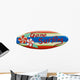 Gone Surfing sign Wall Decal