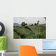 Rice Terraces with Hut Wall Decal