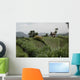 Rice Terraces with Hut Wall Decal