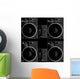 2 Turntables and a Mixer Wall Mural