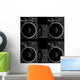 2 Turntables and a Mixer Wall Mural