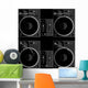 2 Turntables and a Mixer Wall Mural