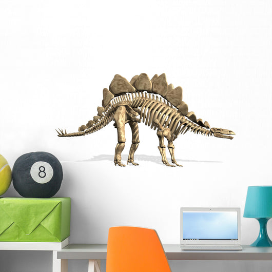 Stegosaurus Skeleton Wall Decal