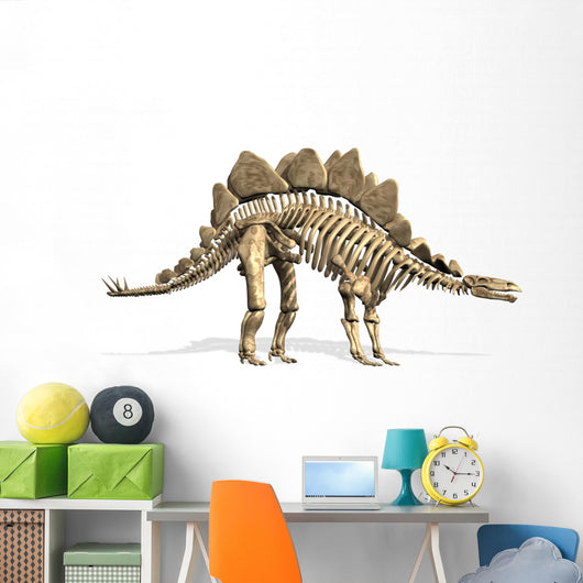 Stegosaurus Skeleton Wall Decal