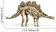 Stegosaurus Skeleton Wall Decal