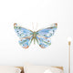 Blue Watercolor Butterfly Wall Decal