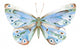 Blue Watercolor Butterfly Wall Decal