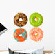 Awesome Colored Donut Wall Stickers