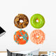 Awesome Colored Donut Wall Decal