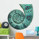 Close-up of Panther Chameleon Nosy Be tail, Furcifer pardalis Wall Decal