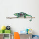 Panther Chameleon Walking Along Stick Wall Decal
